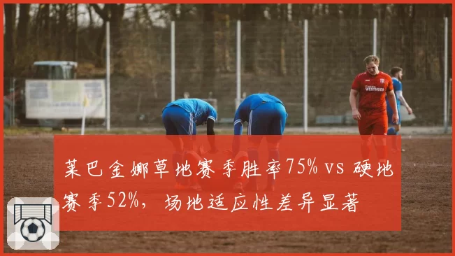 莱巴金娜草地赛季胜率75% vs 硬地赛季52%,场地适应性差异显著